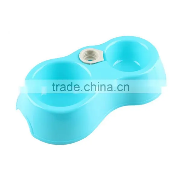 New Pet Dog Cat Puppy Automatic Water Dispenser Food Dish Bowl Feeder Skid 2 Bowls Dog Supplies Fountains photo-5