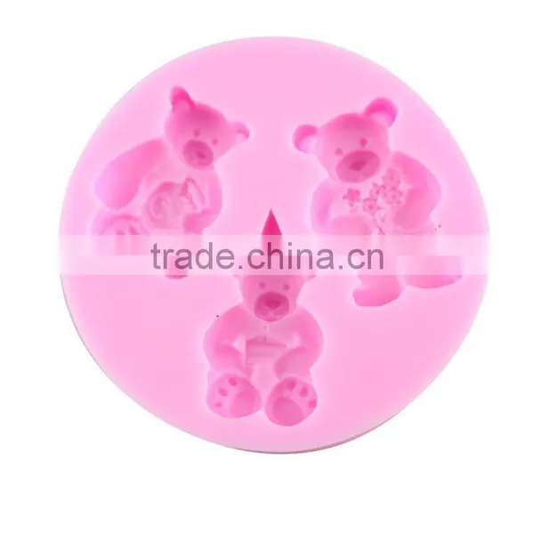 Liquid Silicone Mold Cake Chocolate Chip Mold DIY Baking Tool Cake Decoration - Three Bears 1688 Agent photo-3