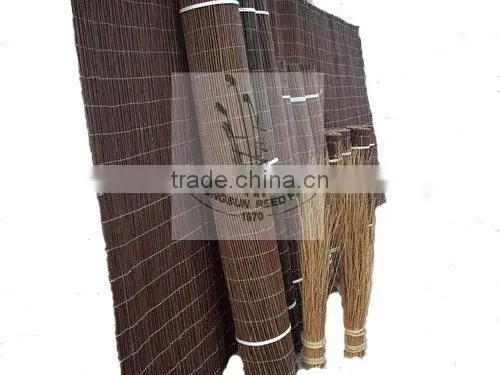 Dark Natural Willow Fencing for Gardening for Ugly Chain Link photo-2