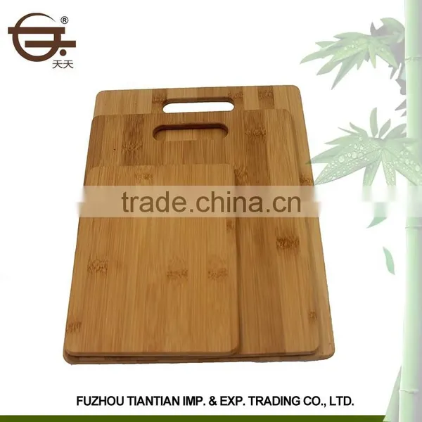 Wholesale Various Size Eco-friendly Square Bamboo Meat Bamboo Cutting Board photo-4