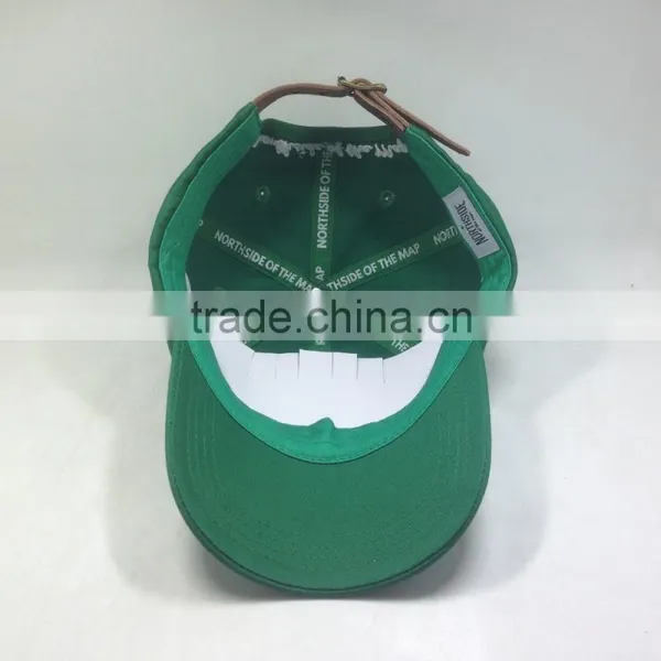 Heavy Brushed Cotton Dad Caps And Hats With Printed Seam photo-6