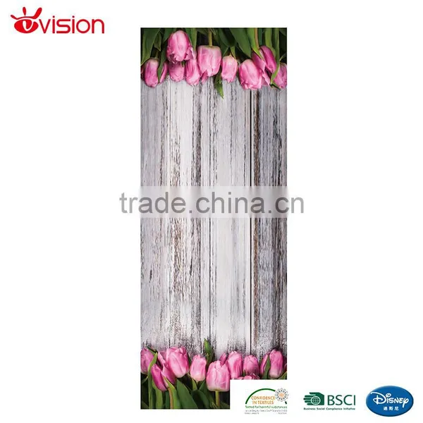 Tulip Digital Print Table Runner Decoration ,mat Place,four Pcs Set,BSCI Factory photo-2