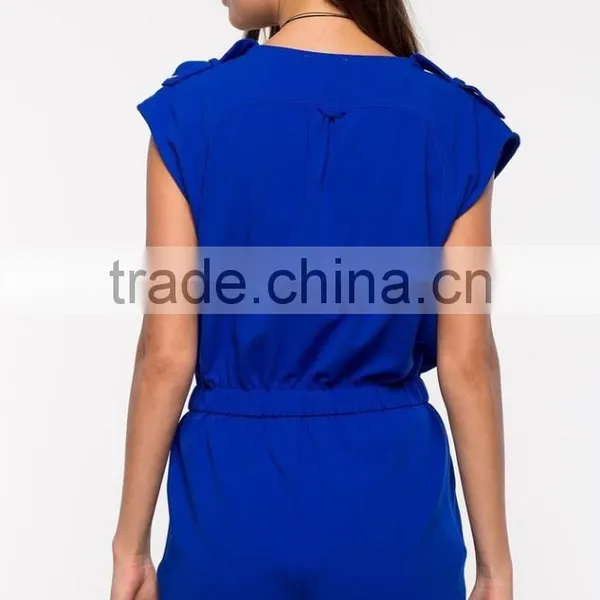 Best Selling Zip Utility Women Romper Wholesale OEM Service photo-5