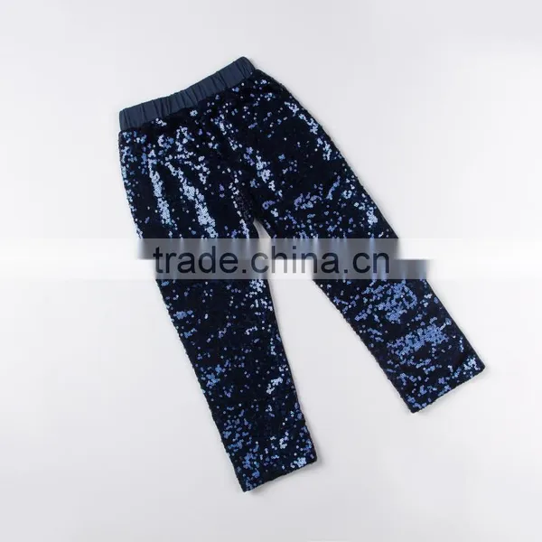 Soft Comfortable Factory Price Sequin Sparkle Baby Legging Infant Harem Pants photo-5