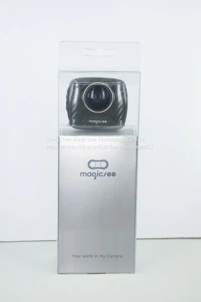 Hot Selling! Magicsee New Coming 720 VR Camera Dual Lens 360 Panoramic Camera P3 4k Photo Outdoor Wifi Camera, 3K Video