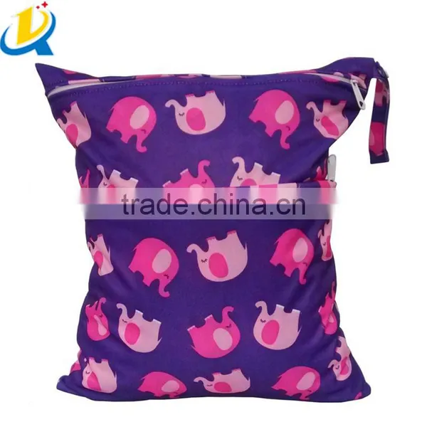 Newest Design Double Zippers Wholesale Colorful Diaper Bag Baby photo-5