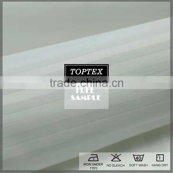 100% Cotton White Cheap Hotel Bedding Fabric White Bedding photo-2