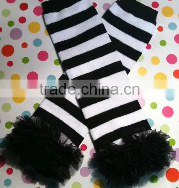 Baby Stripe Knitting Leg Warmers For Kids Girls Leg Warmers photo-4