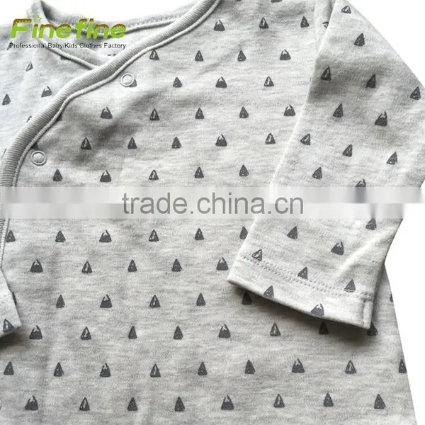 Long-Sleeved Cotton Baby Clothes One Piece Winter Design Smocked Baby Romper photo-4