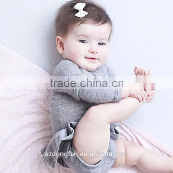 2017 Wholesale New Design 100% Cotton Baby Onesie photo-3