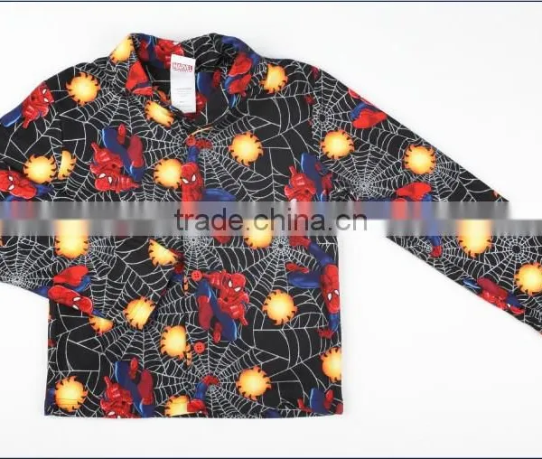Spider Man Printing Fire Prevention Sleep Wear Kids Sleeping Wear photo-4