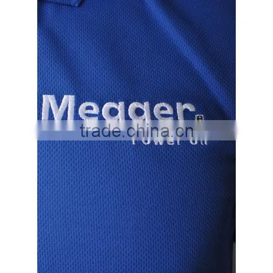 Custom Mens Polo T Shirt Blue Color photo-6