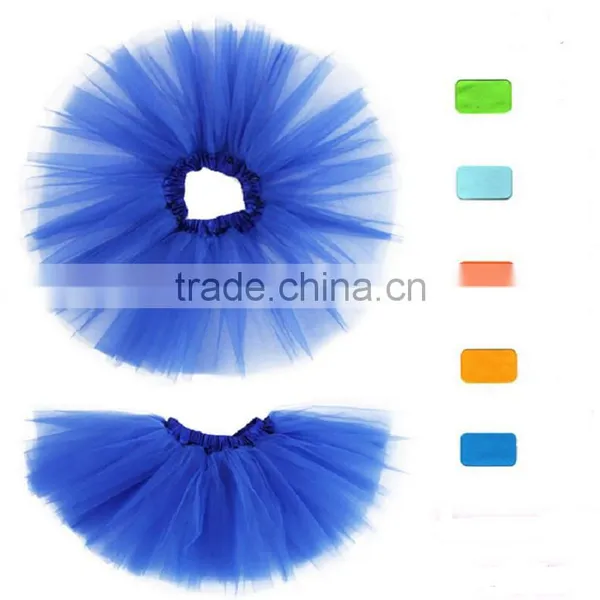 Brightly Lim Green Petti Skirt/ballet Tutu for Girls Children Tulle Skirt Performance Wear photo-5