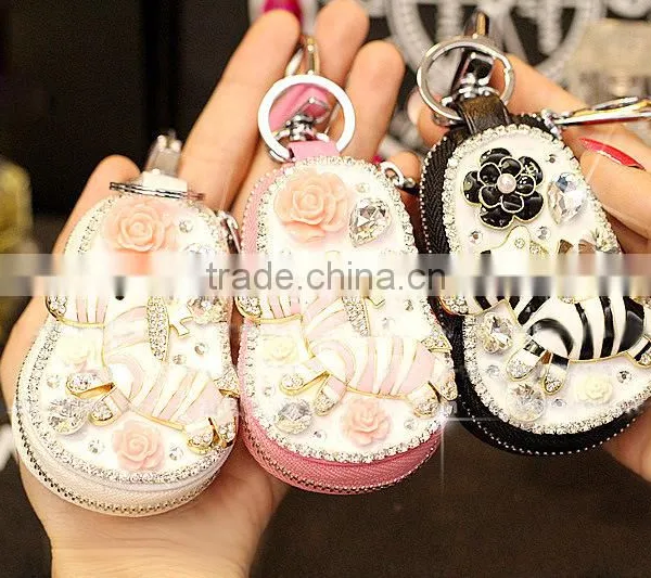 2017 Early Spring Fashion Rabbit Fur Ball Pony Key Bag/keychain/woman photo-5