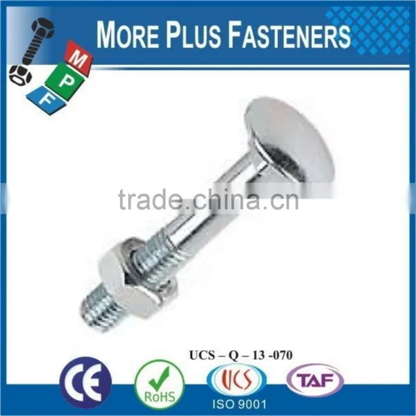 Made In Taiwan Coach Bolt Zinc Plated Stainless Steel Bronze Finish photo-5
