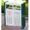 Outside Galvanized Steel Metal Dust Bin for Residential Zone, Theme Parks