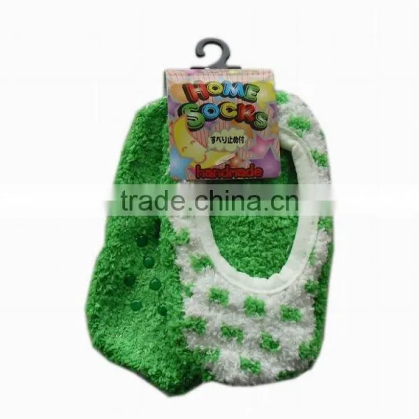 Anti-slip Indoors Shoes , Fuzzy Microfiber Warm Socks,Women Thermal Microfiber Cozy Socks