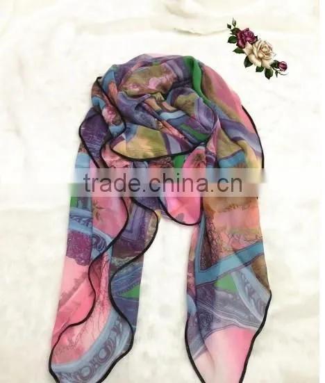PRINTED POLYESTER SCARF photo-6