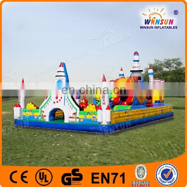 2017 Popular WINSUN Bouncy Castle Inflatable Fun City photo-6