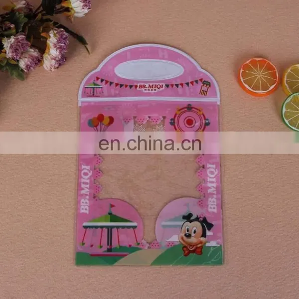 Recycled Eco Friendly Wholesale Cartoon Cute Shape Pvc Stationery Bag With Button Coloring Priting photo-2