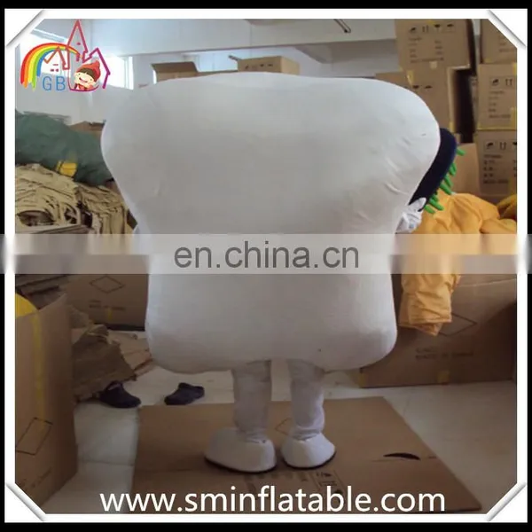 Delightful Tooth Mascot Costume, Fur Cartoon Costume for Advertising photo-3