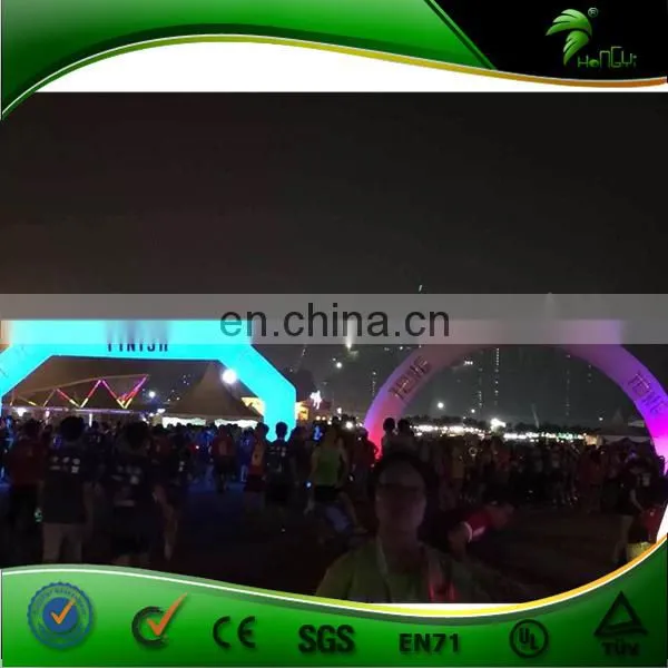 Inflatable Marathon Arch , High Quality PVC Inflatable Sports Finishe Arch With Lighting photo-3