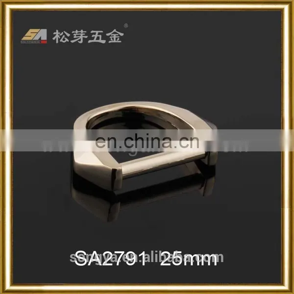 Custom Leather Handbag Metal Hardware Accessories Metal Ring Buckle, Plated Custom Metal D Ring photo-3