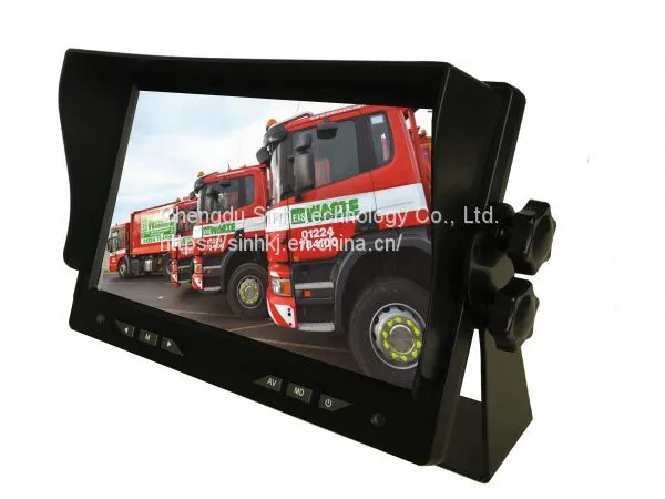 Truck 7inch Heavy Duty LCD Monitor 3CH Input 9~36V Power Input photo-3