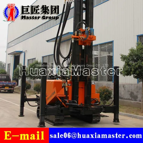 FY400 Impacted Power Hammer Rock Core Air Water Well Drilling Rig With Good Quality photo-2