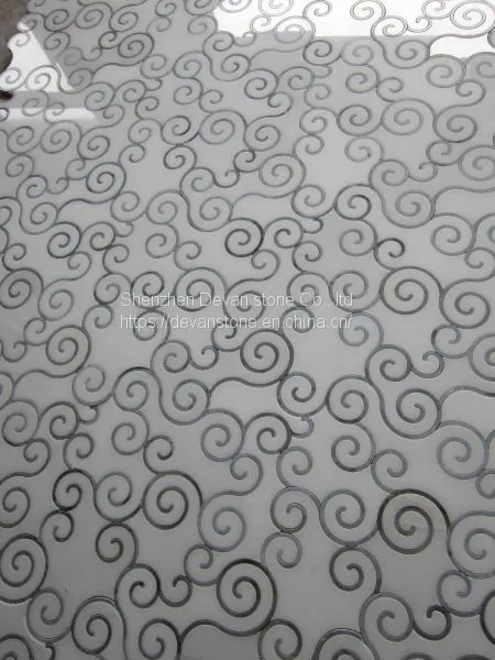 Hot Selling Marble Mosaic Waterjet Cut Mosaic for Bathroom photo-5