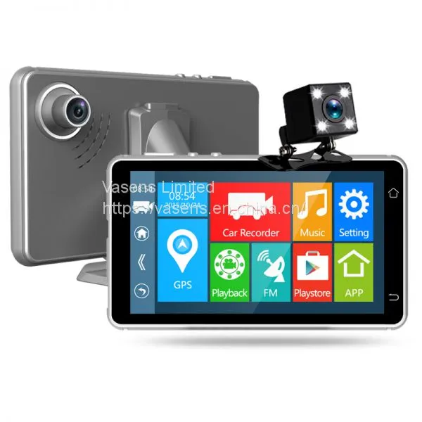 Vasens 5.0 Inch FHD 1080P Dash Cam Support GPS and WIFI High Definition Night Vision Car Dvr