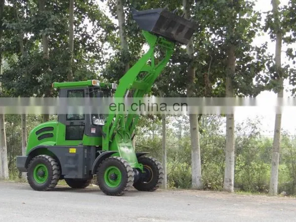 1.2ton 4 Wheel Drive,12-6.5 Tire Small Hydraulic Wheel Loader photo-4