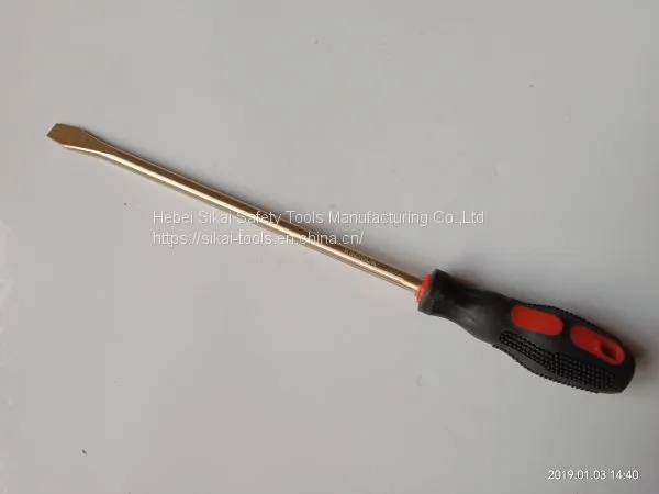 AlCu Non Sparking Tools Slotted Screwdriver Flat Screwdriver photo-2