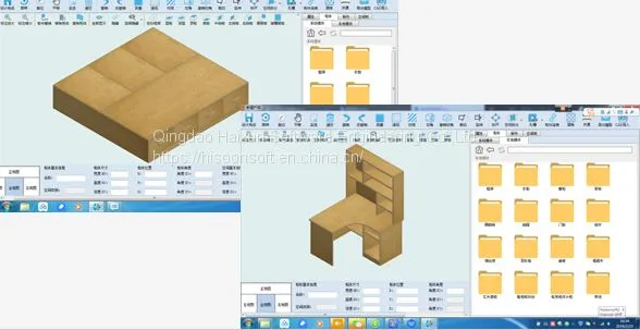 Haixun Furniture Design System Real-time Update of Dual-core Database CAD Import and Export photo-2