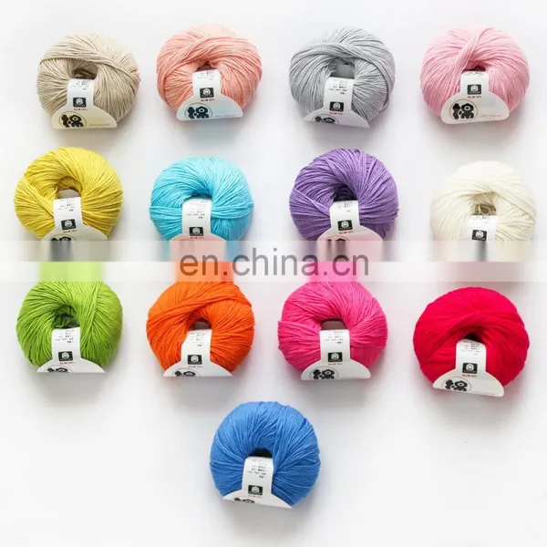 2019 China Factory Price 100% Cotton Baby Knitting Yarn for Hand Knitting photo-3