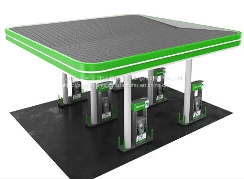 Different Types of Gas Station-3D Models photo-5