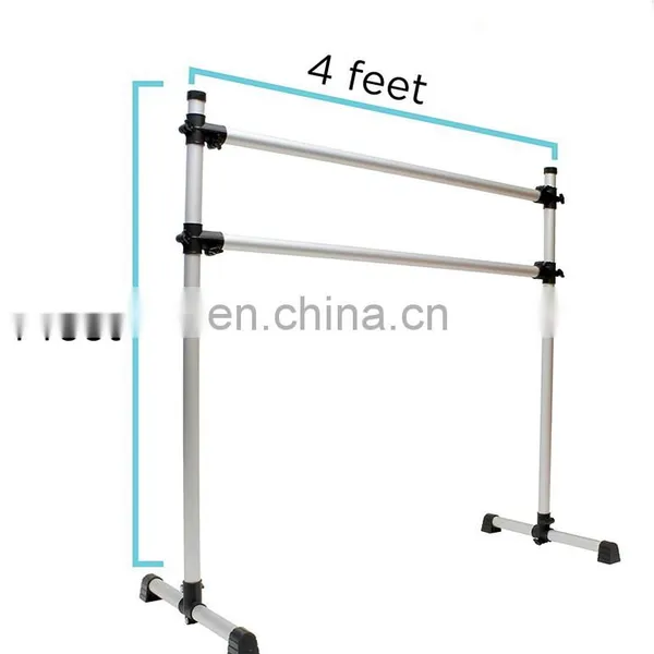 Shengxin New Products Height Adjustable Aluminum Light Weight Double Portable Ballet Barre photo-2