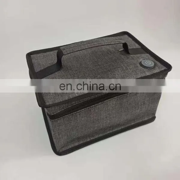 Hot Sale Personal Protection Polyester Fabric LED UV Sterilizer Storage Package USB Connector photo-2