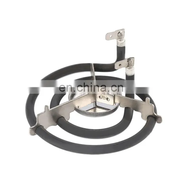 Black Small Surface Electric Heater Replacement for Hot Plate Electric Stove Burner Heating Element photo-2