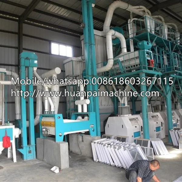 Corn milling machine maize flour plant corn grits processing line with price