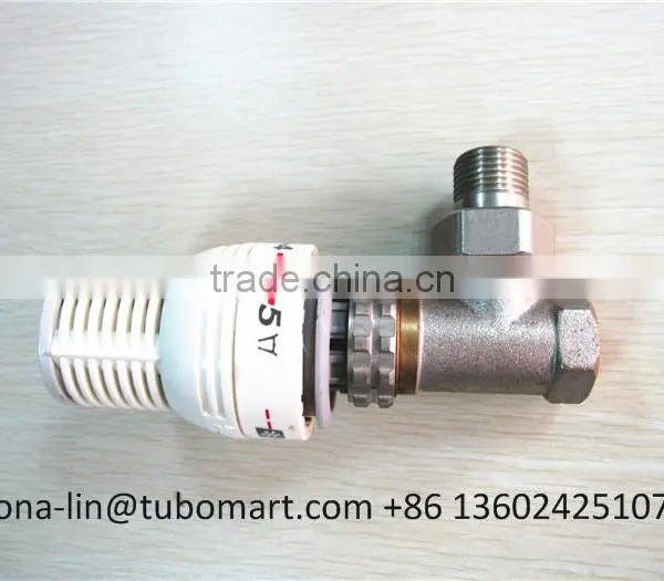 Thermostatic Radiator Valve Brass Heating Valve Radiator Fitting Radiator Valve photo-6