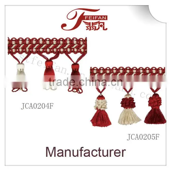 Margaret Style--Pomegranate Red,curtain Tassel Fringe,wholesale Tassels,tassel and Fringe photo-2