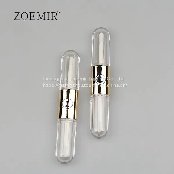 Zoemir Clear Custom Empty Double Tube Lip Gloss Tube photo-2
