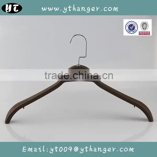 HA6970 Fashionable Purple Rubber Coating Custom Branded Coat Hanger Supplier's Choice photo-5