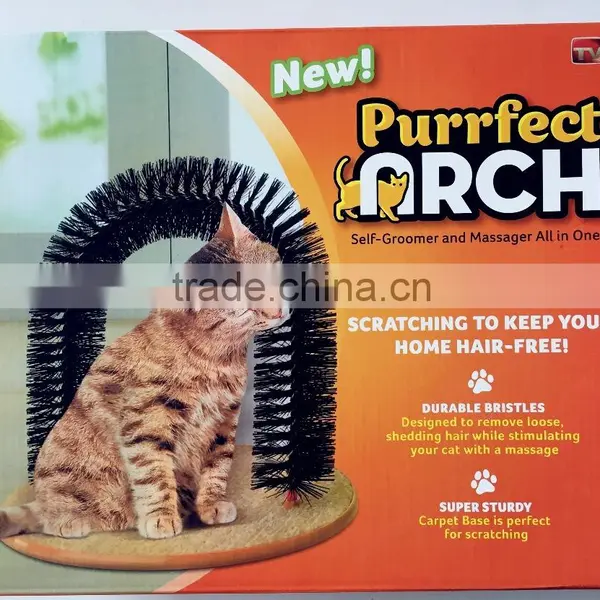 Cat Purrfect Arch -Self-Groomer and Massager Scratcher Catnip photo-4