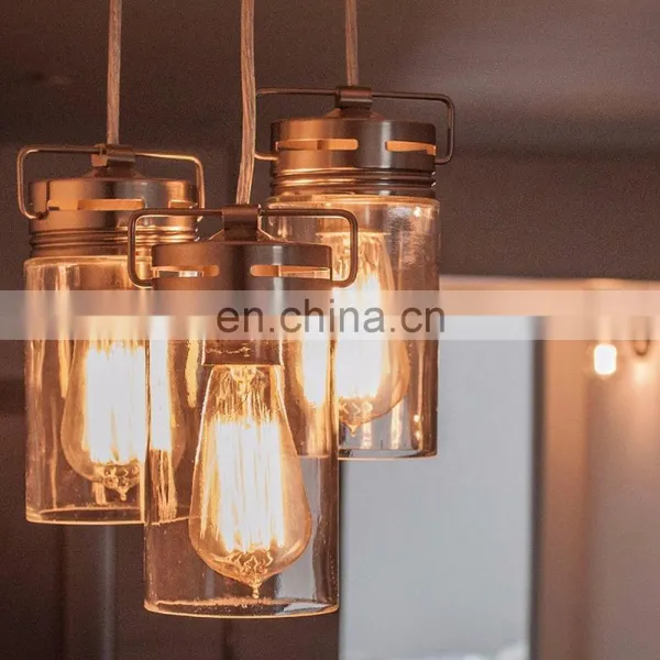 Tonghua Vintage Carbon Filament ST58 Retro Edison Bulb Chandelier 25W 40W 60W With E26 E27 Lamp Base for Wall / Desk Lighting photo-5