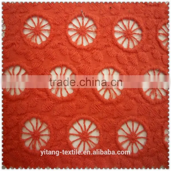 Circle Pattern Embroiderering Fabric photo-3
