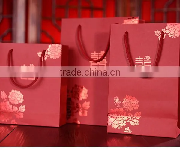 Customized China Manufactures Printing Wedding Gift Paper Bag photo-2
