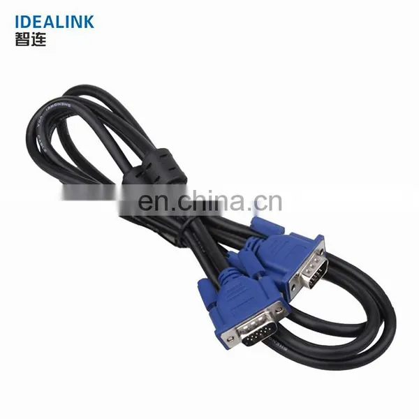 Guangzhou Supplier Custom Vga Cable 3+4 Blue 15 20 50 Meters Male to Male Vga Cable for PC Laptop TV Projector photo-2