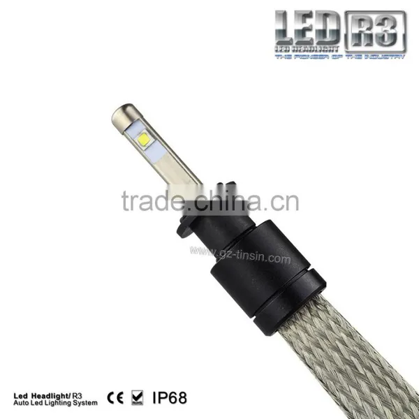 2016 New Products Led Car Light r3 h1 H3 H7 H4 High Low Beam 40w 4800lm Led Headlight Kit photo-3
